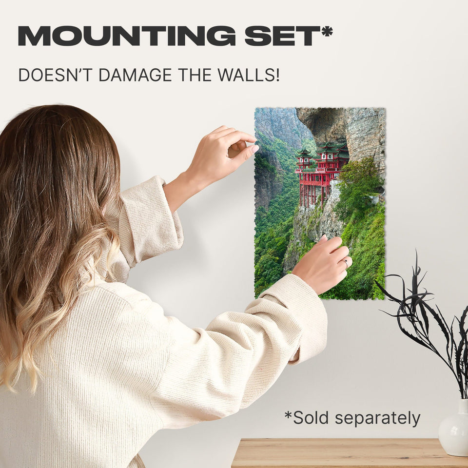 Soaring Temple wooden travel puzzle — designer gift box and packaging