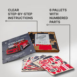 Stallion GT Red Puzzle wooden car puzzle — designer gift box and packaging