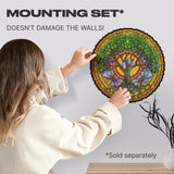Mandala Tree of Life mandala wooden puzzle — designer gift box and packaging