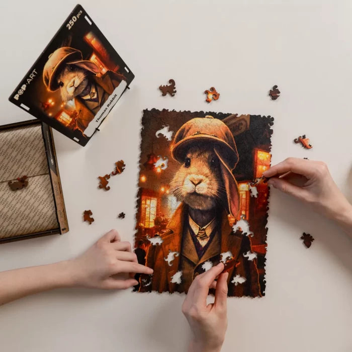 Thomas Rabbit Wooden Puzzle for Adults | Unidragon – Unidragon US