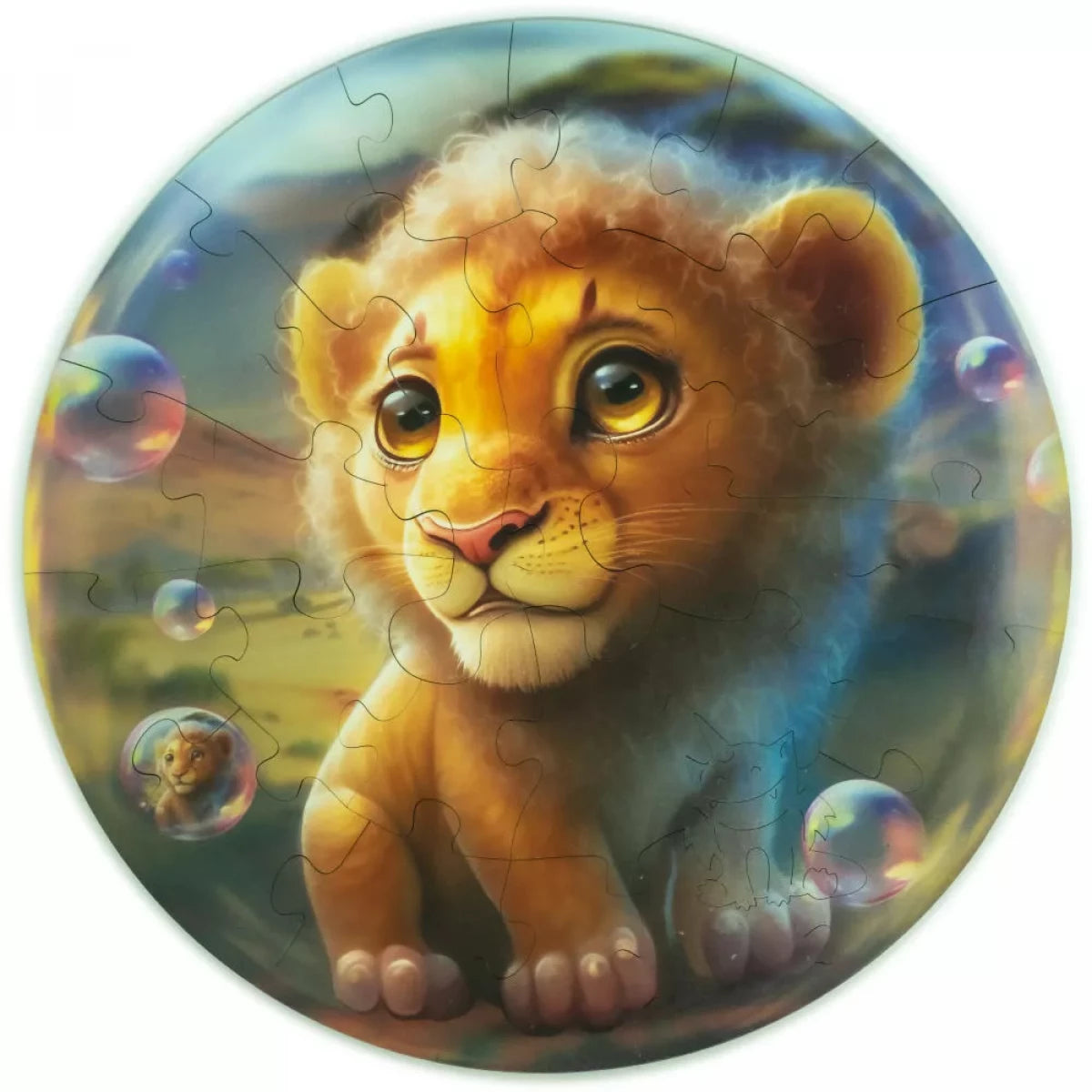 Lion Bubblezz Wooden Jigsaw Puzzle | Unidragon – Unidragon US