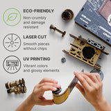 Camera Unimar wooden puzzle — reverse side or hidden design