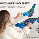Milky Whales 2 in 1 wooden puzzle — designer gift box and packaging