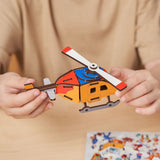 Airoport City wooden art puzzle — premium HDF birch alternative laser-cut