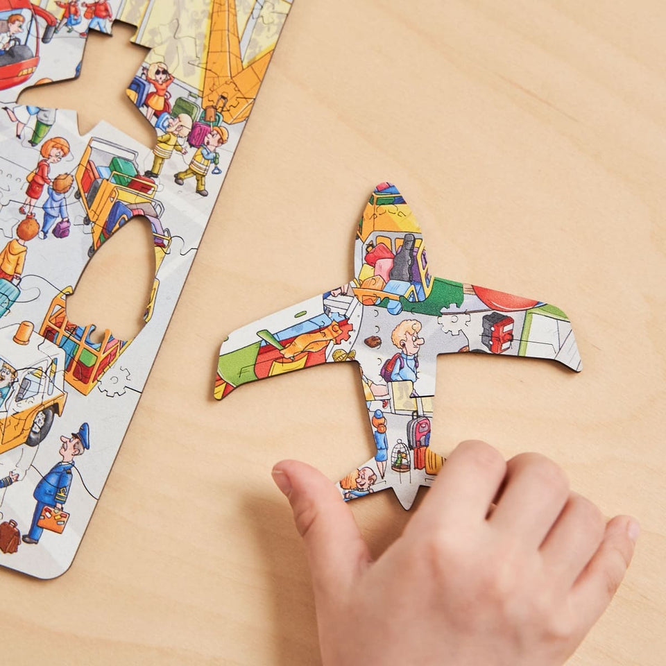 Airoport City wooden art puzzle — view 11