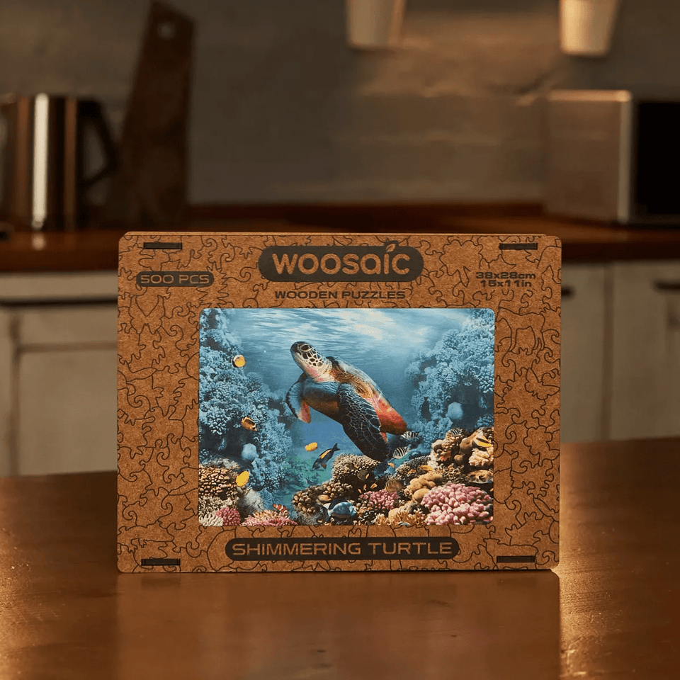 Shimmering Turtle wooden puzzle — view 11