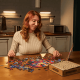 Hologram Lion wooden animal puzzle — view 13