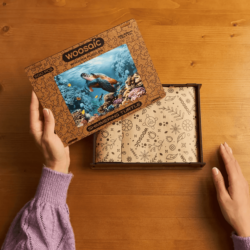 Shimmering Turtle wooden puzzle — view 20