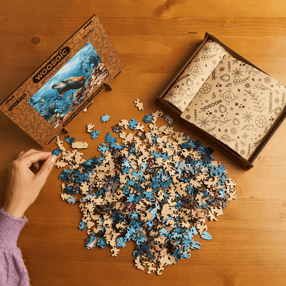 Shimmering Turtle wooden puzzle — view 13