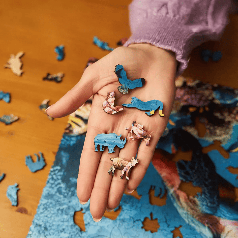 Shimmering Turtle wooden puzzle — view 16