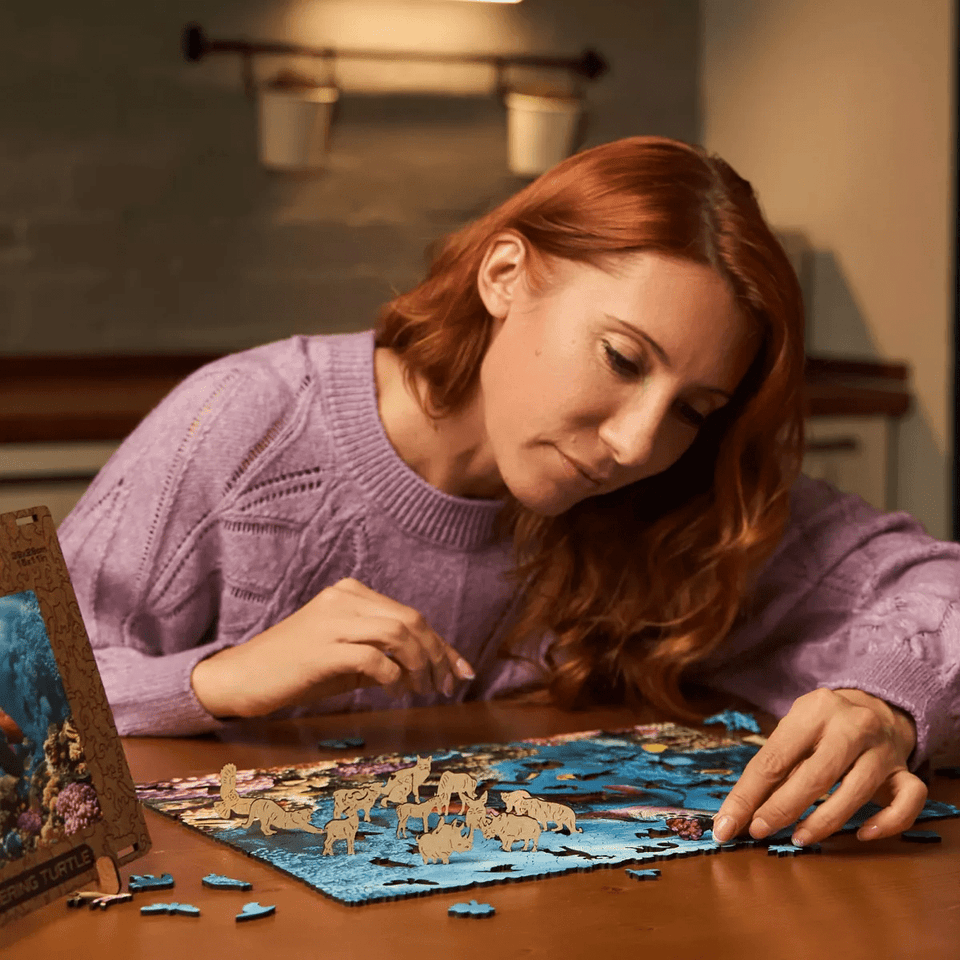 Shimmering Turtle wooden puzzle — view 14