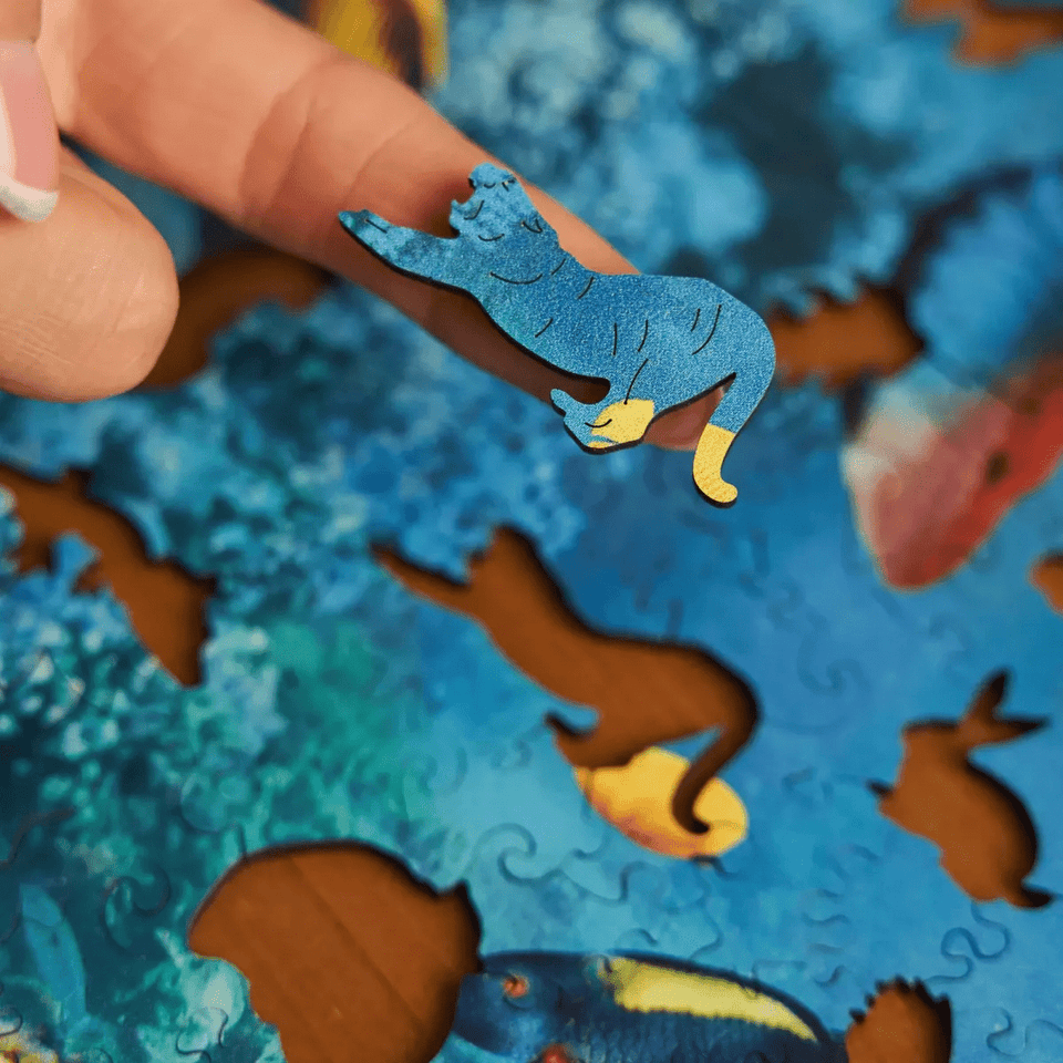 Shimmering Turtle wooden puzzle — view 17