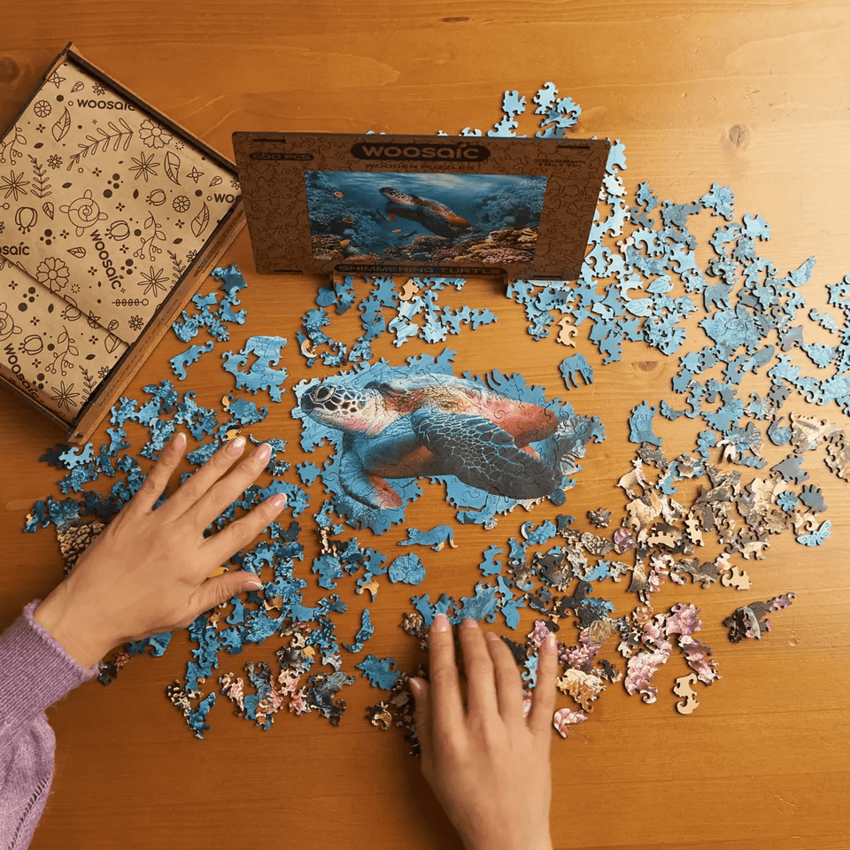 Shimmering Turtle wooden puzzle — view 12