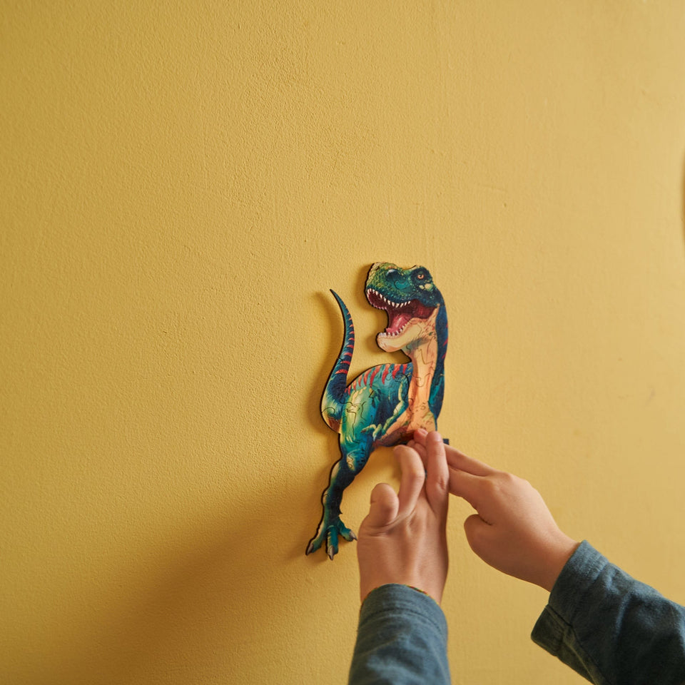 Tyrannosaurus Rex wooden dinosaur puzzle for kids — view 19