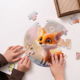 Fox Bubblezz Bubblezz wooden puzzle — size dimensions and comparison