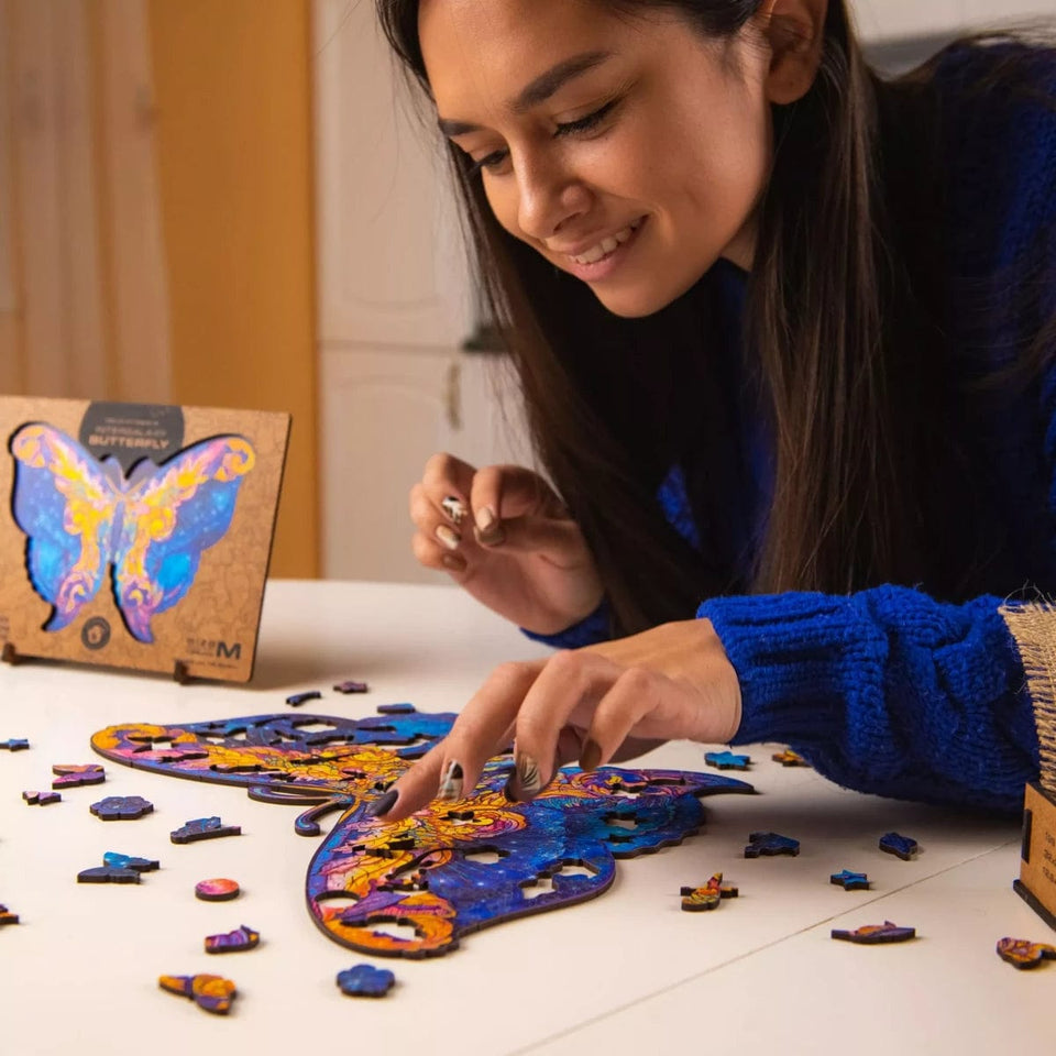 Intergalaxy Butterfly Wooden Puzzle for Adults | Unidragon