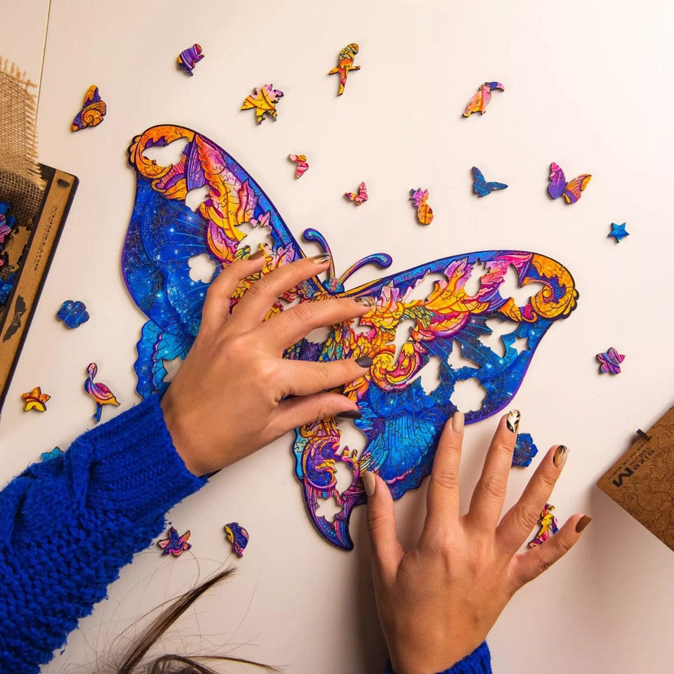 Intergalaxy Butterfly Wooden Puzzle for Adults | Unidragon
