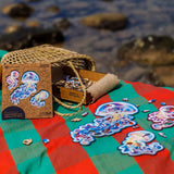 Wandering Jellyfish wooden puzzle — size dimensions and comparison