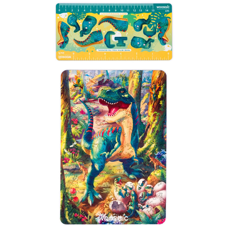 Tyrannosaurus Rex wooden dinosaur puzzle for kids — view 11
