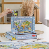 World Map wooden map puzzle — view 15