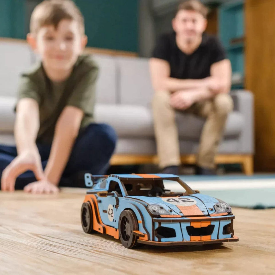 Comet GTS Blue-Orange Puzzle wooden puzzle — premium HDF birch alternative laser-cut