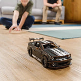 Stallion GT Black Puzzle wooden car puzzle — premium HDF laser-cut puzzle close-up