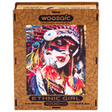 Ethnic Girl wooden puzzle — premium HDF birch alternative laser-cut